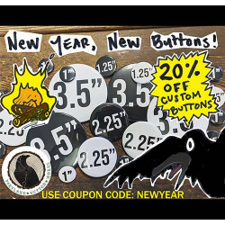 New Year, New Buttons! 20% off! New Year, New Buttons! 20% off!