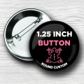 Pronoun Pinback Button: They/Them (1.25") Pronoun Pinback Button: They/Them (1.25")