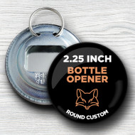Custom 2.25 Inch Bottle Opener Keychains