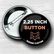 Custom 2.25 Inch Round Pinback Buttons