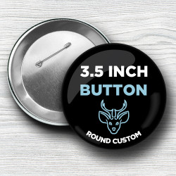 Custom 3.5 Inch Round Pinback Buttons