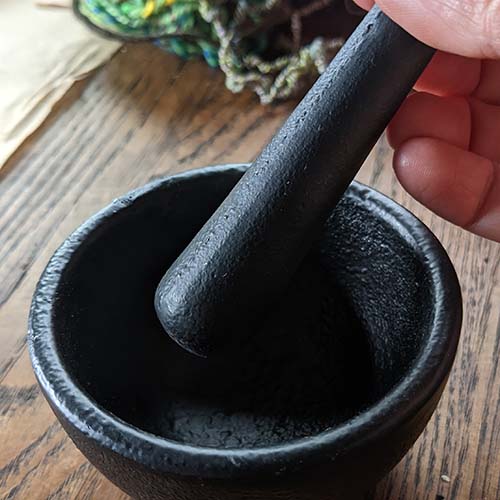 Cast Iron 3.5" Mortar and Pestle