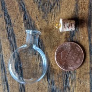 Small Glass Flask