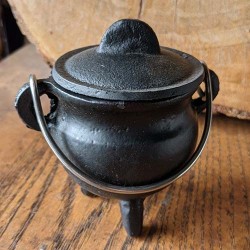 Cast Iron Mini  Cauldron 3"