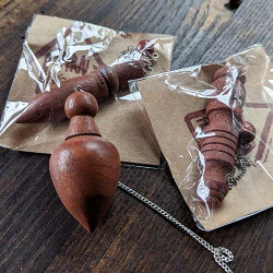 Wood Pendulum with Hidden Chamber Wood Pendulum with Hidden Chamber
