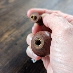 Wood Pendulum with Hidden Chamber Wood Pendulum with Hidden Chamber