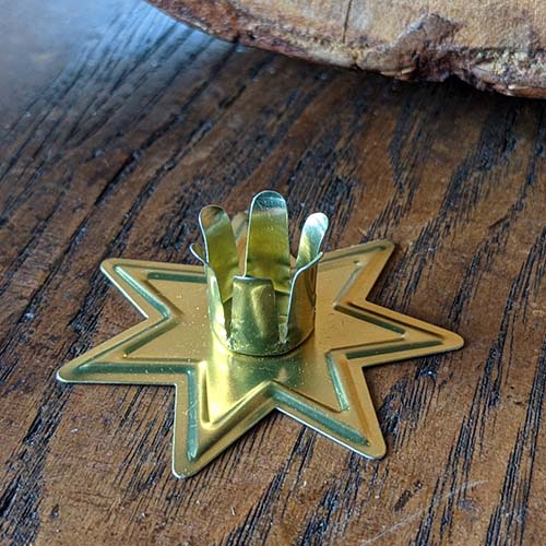 Chime Candle Holder - Gold Star