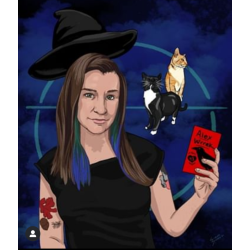 Who currates the PBW Witch Shop?