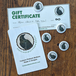 Portland Button Works Gift Certificate