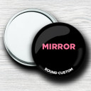Custom Round Hand Mirrors