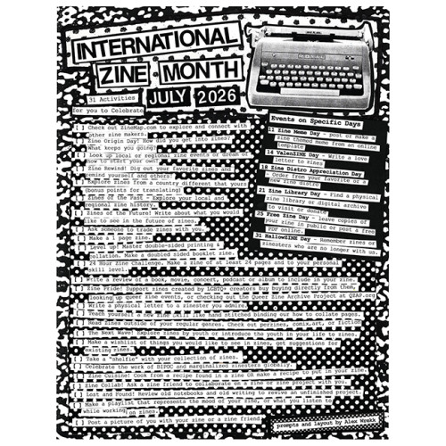 2026 July is International Zine Month Poster! 2026 July is International Zine Month Poster!