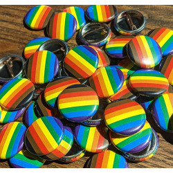Pride Flag 1" Buttons in Bulk