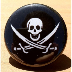 Calico Jack Skull and Crossed Swords Pirate Flag