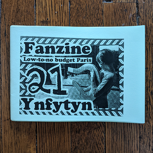 Fanzine Ynfytyn 21 Low-to-no budget Paris