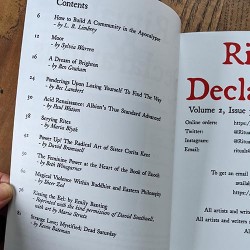 Rituals & Declarations - Volume 2, Issue 3 - Summer/Autumn 2021 Rituals & Declarations - Volume 2, Issue 3 - Summer/Autumn 2021