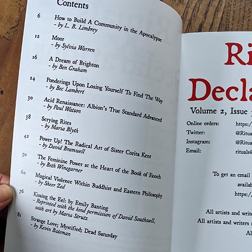 Rituals & Declarations - Volume 2, Issue 3 - Summer/Autumn 2021