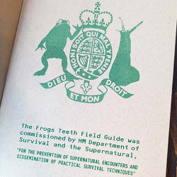 Frogs Teeth Field Guide Issue 1