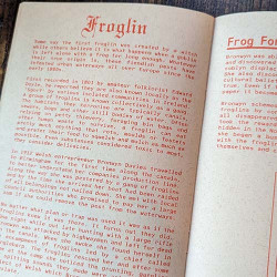 Frogs Teeth Field Guide Issue 3
