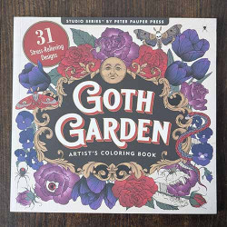 Goth Garden Adult Coloring Book