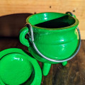Cast Iron Cauldron- GREEN
