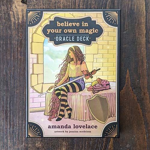 Believe in Your Own Magic: A 45-Card Oracle Deck and Guidebook by Amanada Lovelace