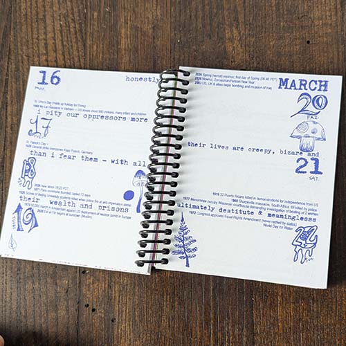 2026 Slinshot pocket Spiral Organizer 2026 Slinshot pocket Spiral Organizer