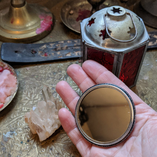 Full Moon Magnet or Hand Mirror