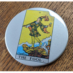 The Fool Tarot Magnet or Hand Mirror